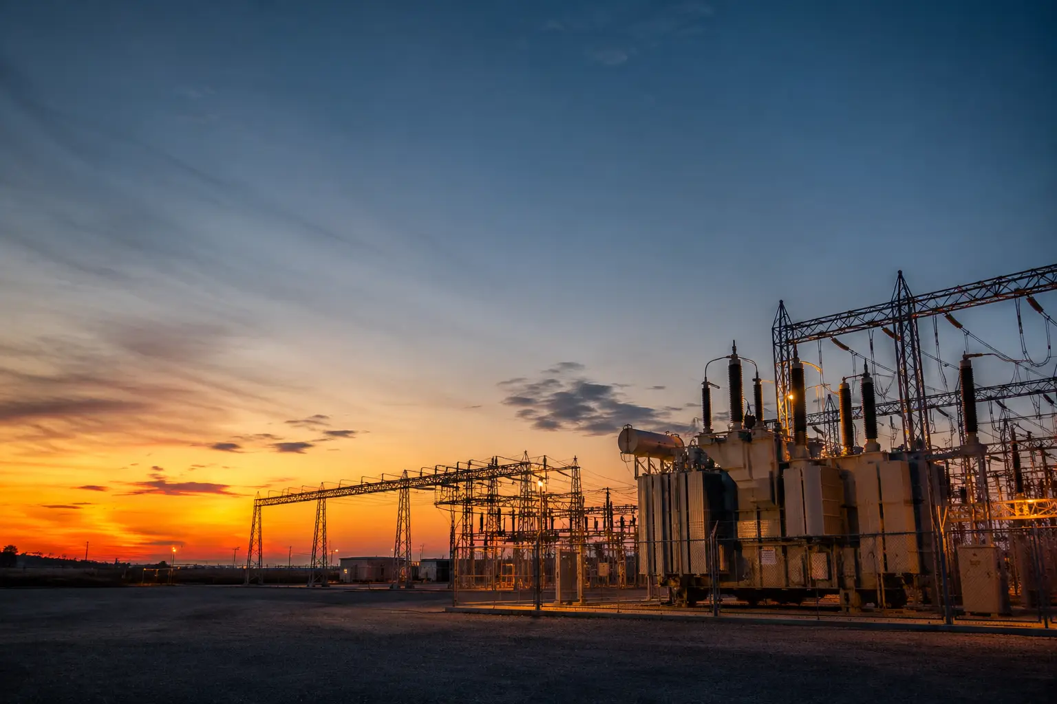 Electrical substation and industrial power infrastructure